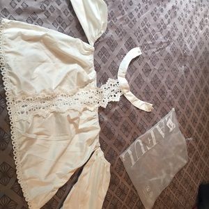 Zaful Small Cream Blouse